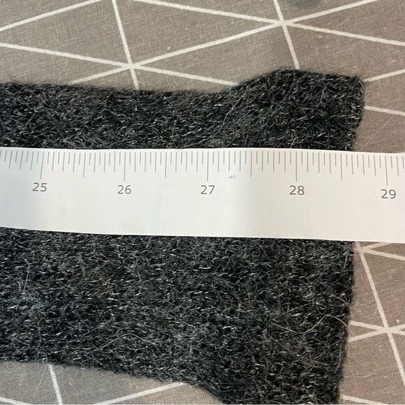 Rostfrey by Anett Rostel Metallic Black Cardigan sz M - Picture 7 of 10